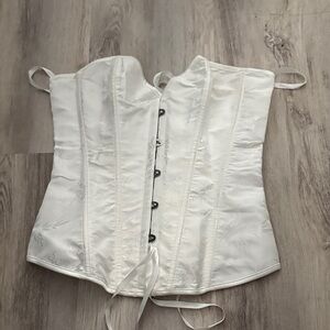Elegant White Corset Top